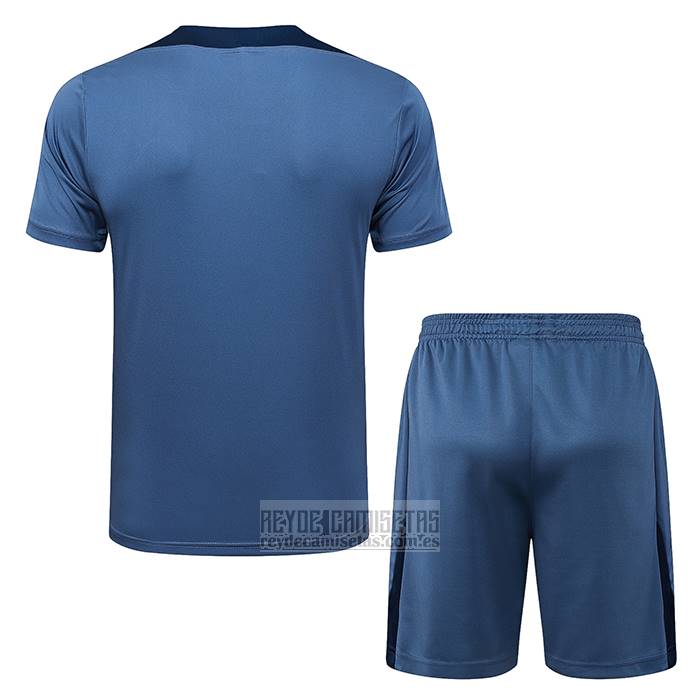 Chandal del Paris Saint-Germain Jordan Manga Corta 2025-2026 Gris - Pantalon Corto